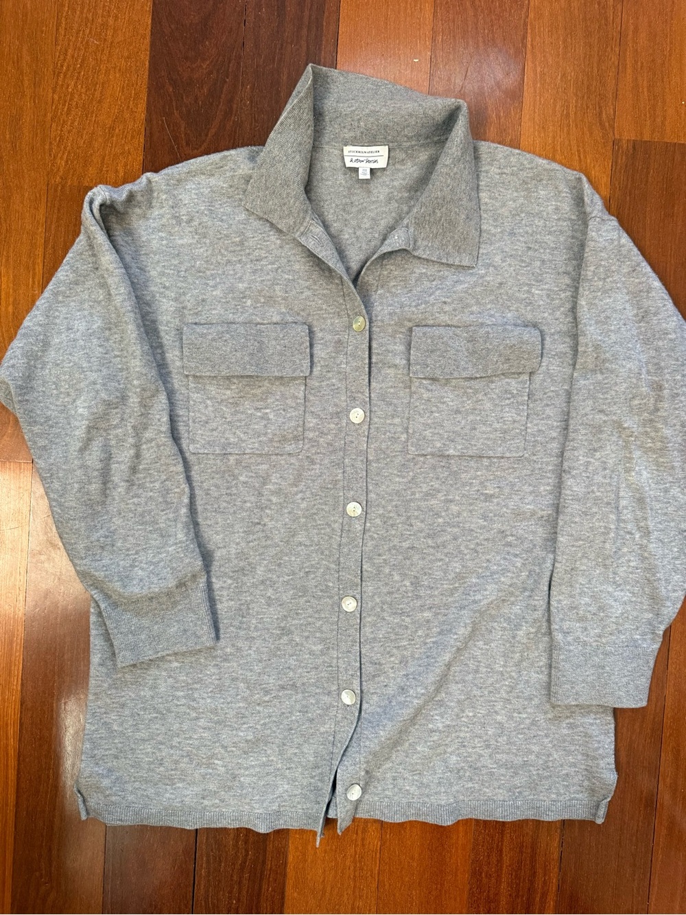 & Other Stories Button Down Polo Sweater